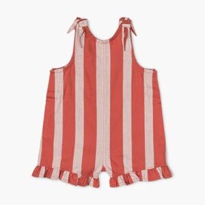 Monica + Andy Ruffle Tie Romper Sz 0-6M